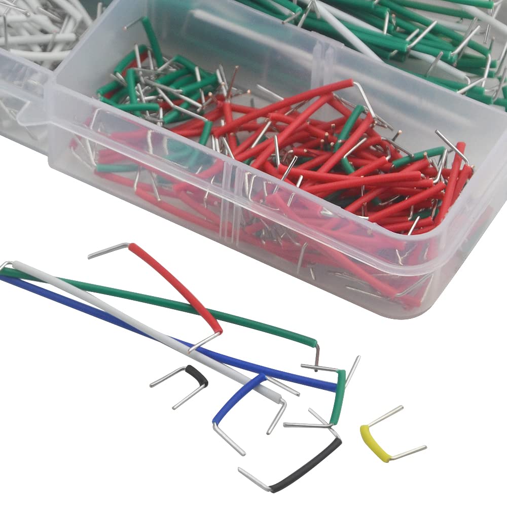 8 Colors 560Pcs 2.54mm Jumper Wires Kit for Breadboard Circuits & PCB Projects with Tweezer