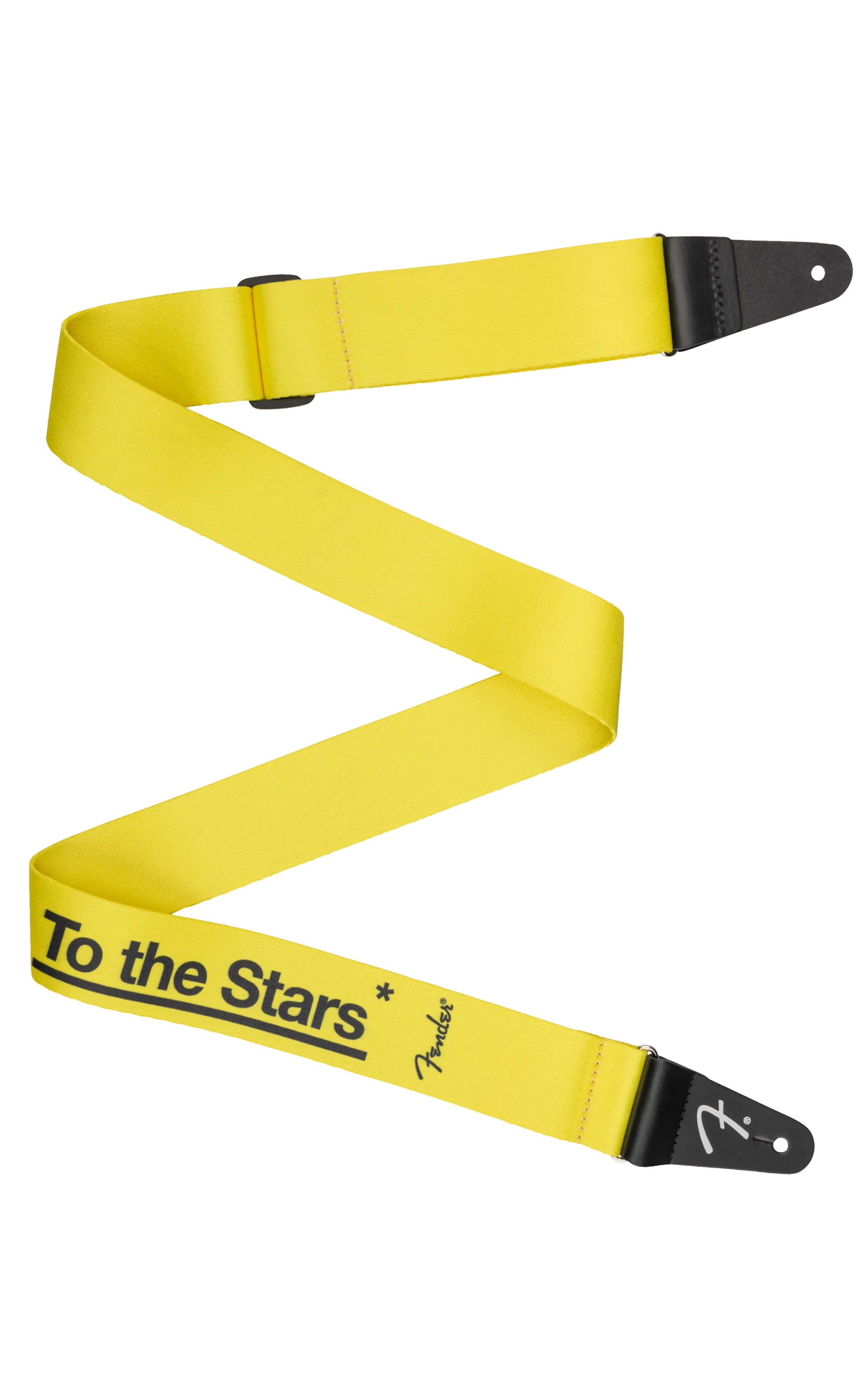 Fender Tom DeLonge Signature Guitar Strap - Graffiti Yellow Design for Electric & Acoustic Guitars | Perfect for Stage Performances and Music Practice