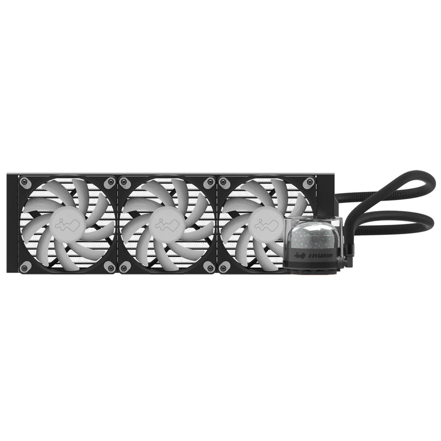 InWin NR36 360mm RGB AIO Liquid CPU Cooler - High Performance Cooling for Gaming PCs & Workstations - Black (IW-LC-NR36) | Perfect for Overclocking, Streaming & Intensive Gaming Setups