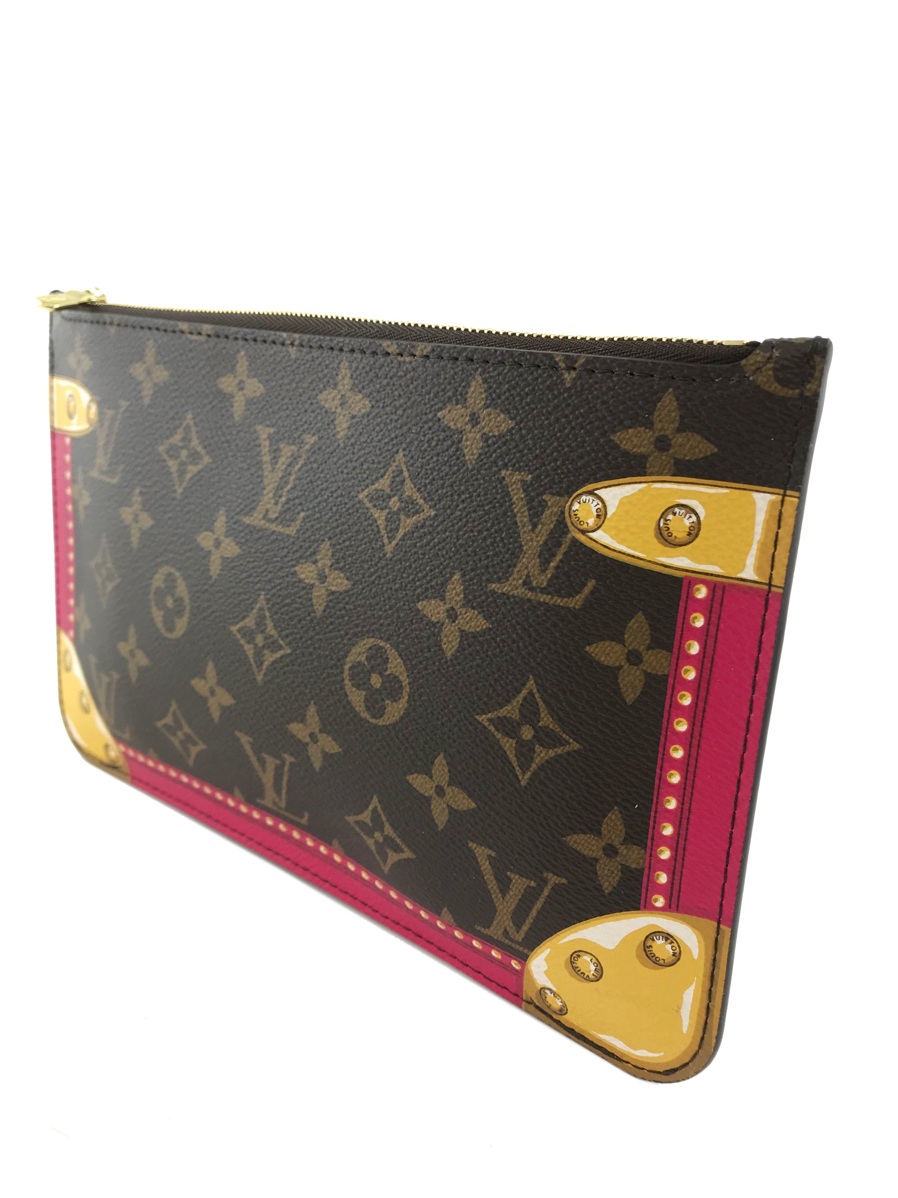 Authentic Louis Vuitton Neverfull MM Tote Bag with Pochette - Summer Trunk Collection | Luxury Designer Handbag for Women, Perfect for Travel, Work & Everyday Use
