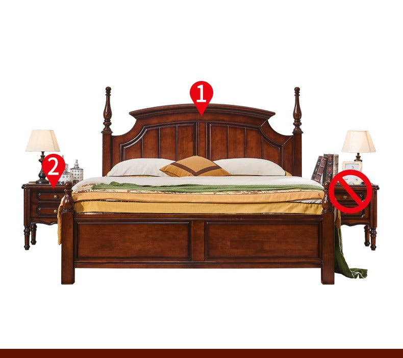bed frame  + 1 bedside table