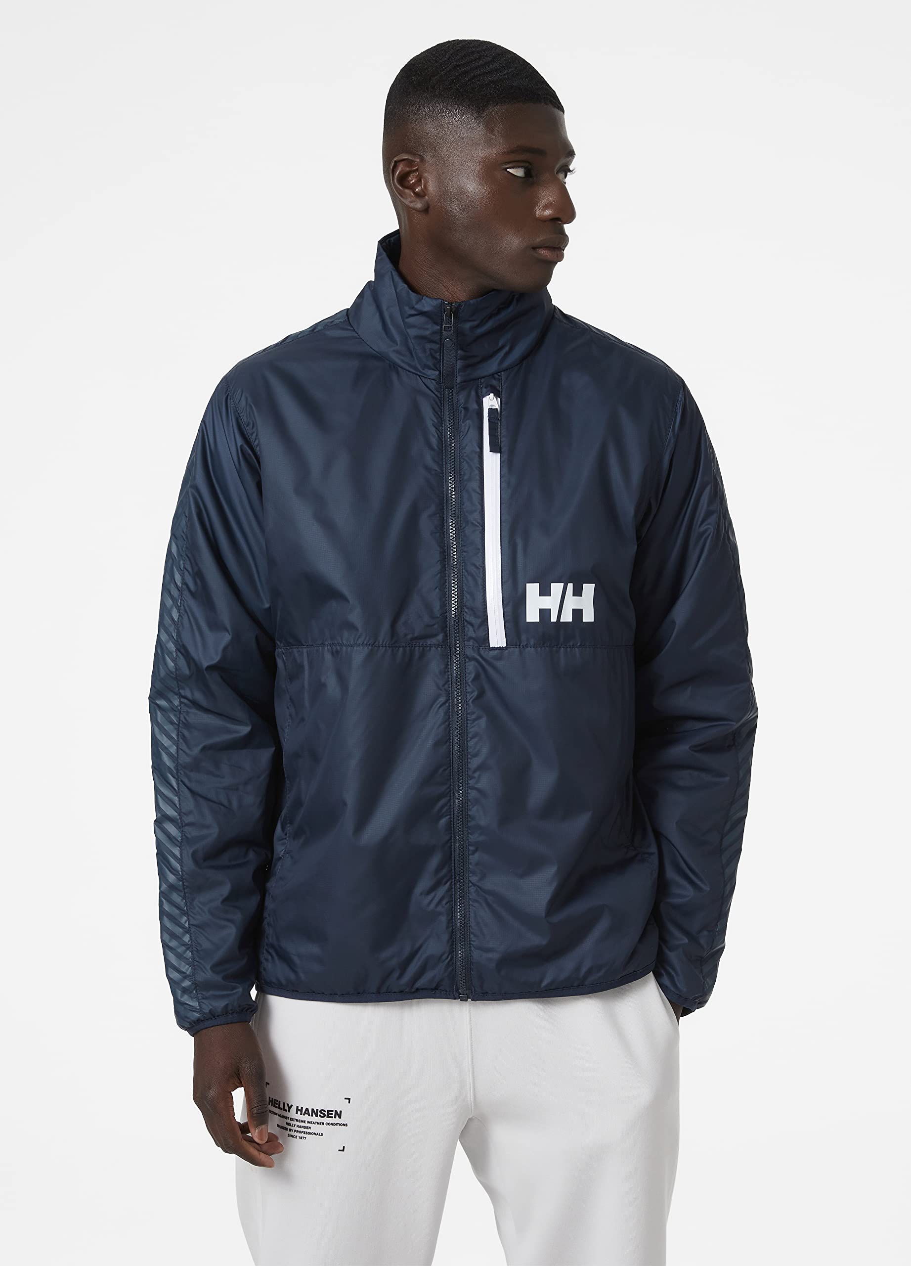 Helly Hansen Men's Active Spring Insulator Jacket - Lightweight Waterproof Windbreaker for Hiking, Running & Outdoor Activities
