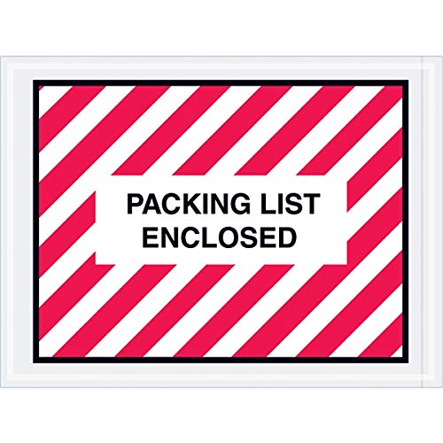 TapePlanet Packing List Enclosed Full Face Colored Envelopes 4.5