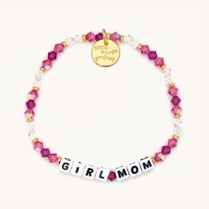 Personalized Girl Mom Bracelet - Custom Engraved Mother Daughter Jewelry Gift for Women - Perfect for Birthdays, Anniversaries & Mother's Day