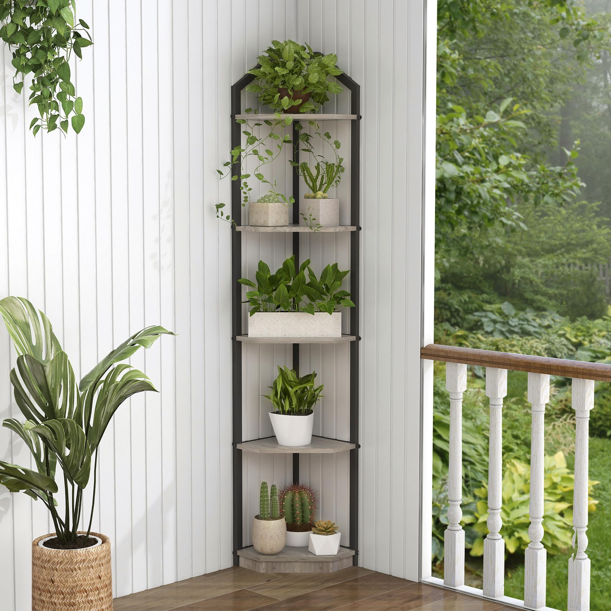 5-Tier Corner Shelf Stand - 70