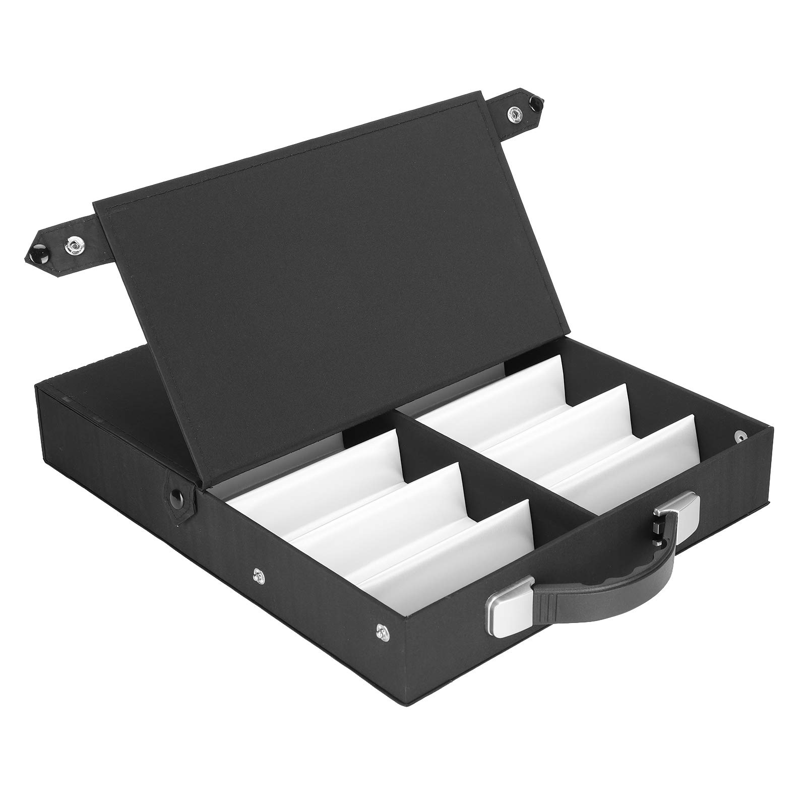 Professional Sunglasses Storage Box & Glasses Display Case - Durable Black Organizer (14.8 x 12.6 x 2.4in) for Home & Travel - Protect Eyewear from Scratches - Perfect for Sunglasses, Reading Glasses & Optical Frames