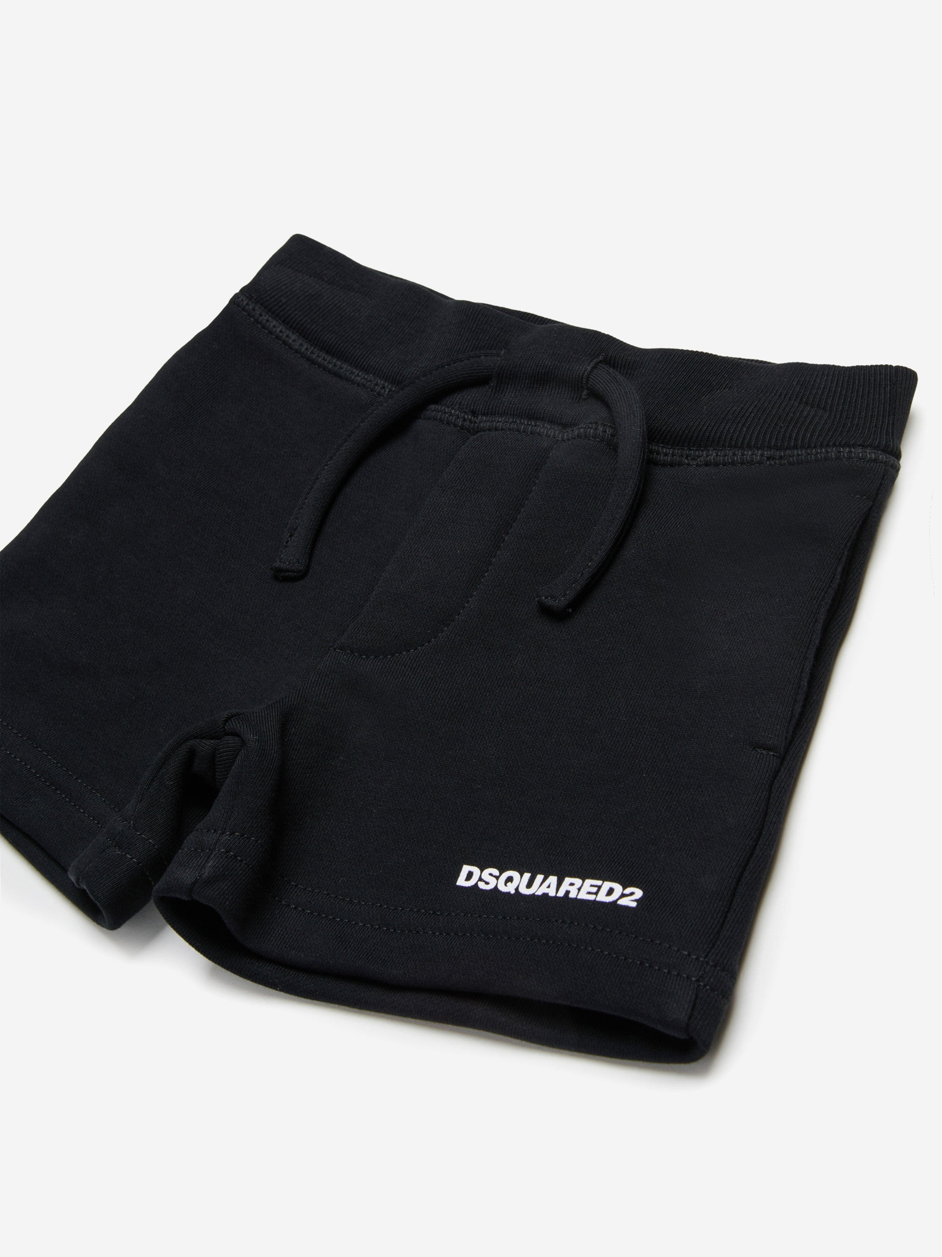 Baby Logo Shorts - Black Cotton Comfortable Shorts for Boys & Girls | Perfect for Playtime, Outings & Summer Activities