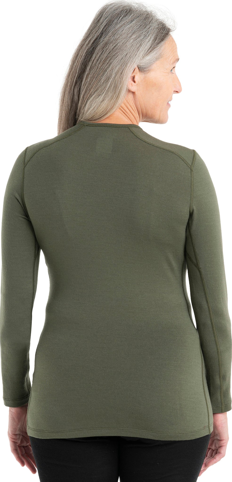 260 Tech Merino Long Sleeve Crewe Thermal Top for Women - Soft Wool Base Layer for Hiking, Skiing & Winter Outdoor Activities