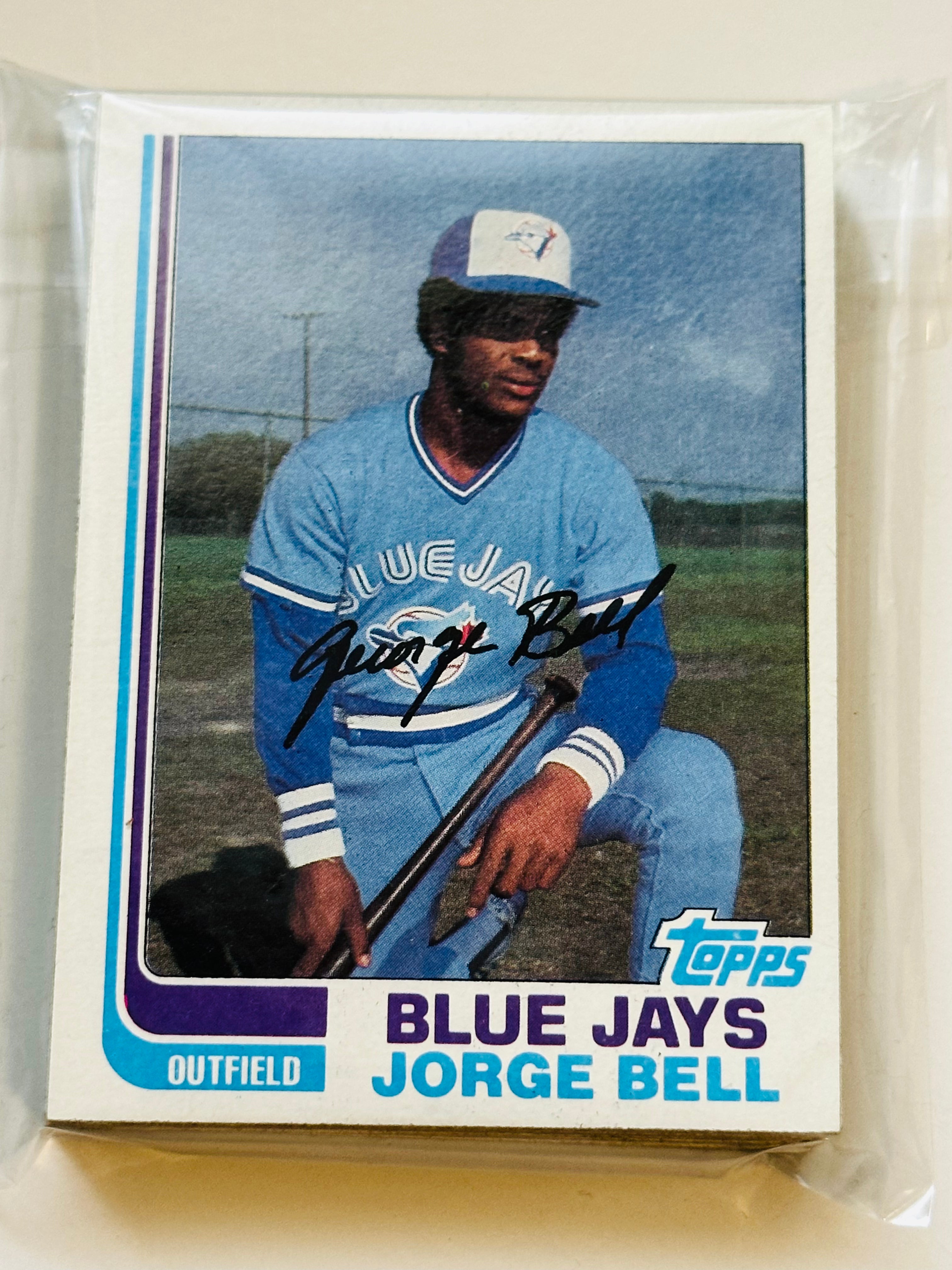 1982 Topps Toronto Blue Jays Baseball Team Complete Card Set - Perfect for Collectors, Fans & Sports Memorabilia Enthusiasts