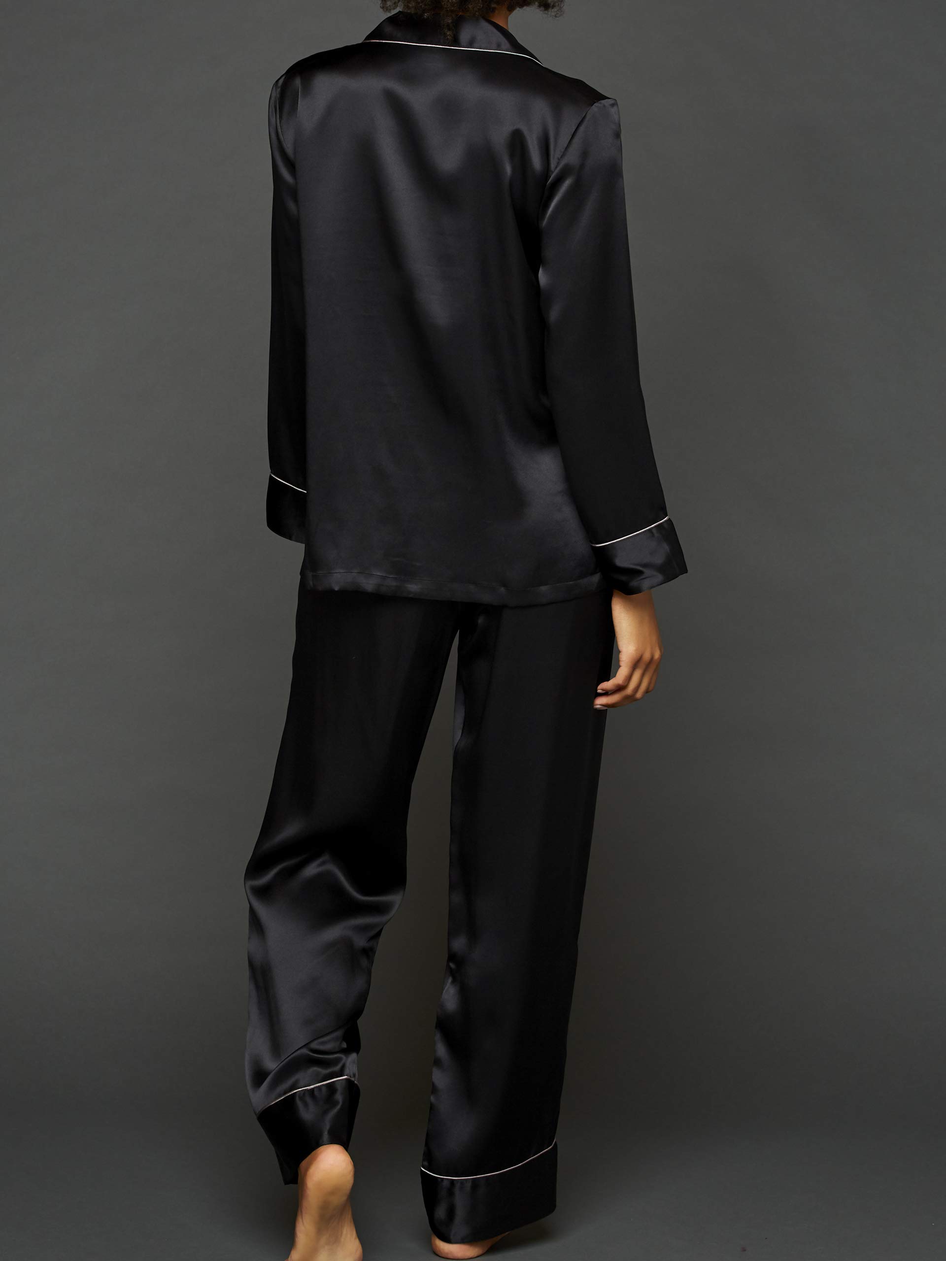 Women's 100% Silk Pajama Set - Soft & Breathable Luxury Sleepwear for Women | Perfect for Relaxing at Home, Spa Days & Gift Giving