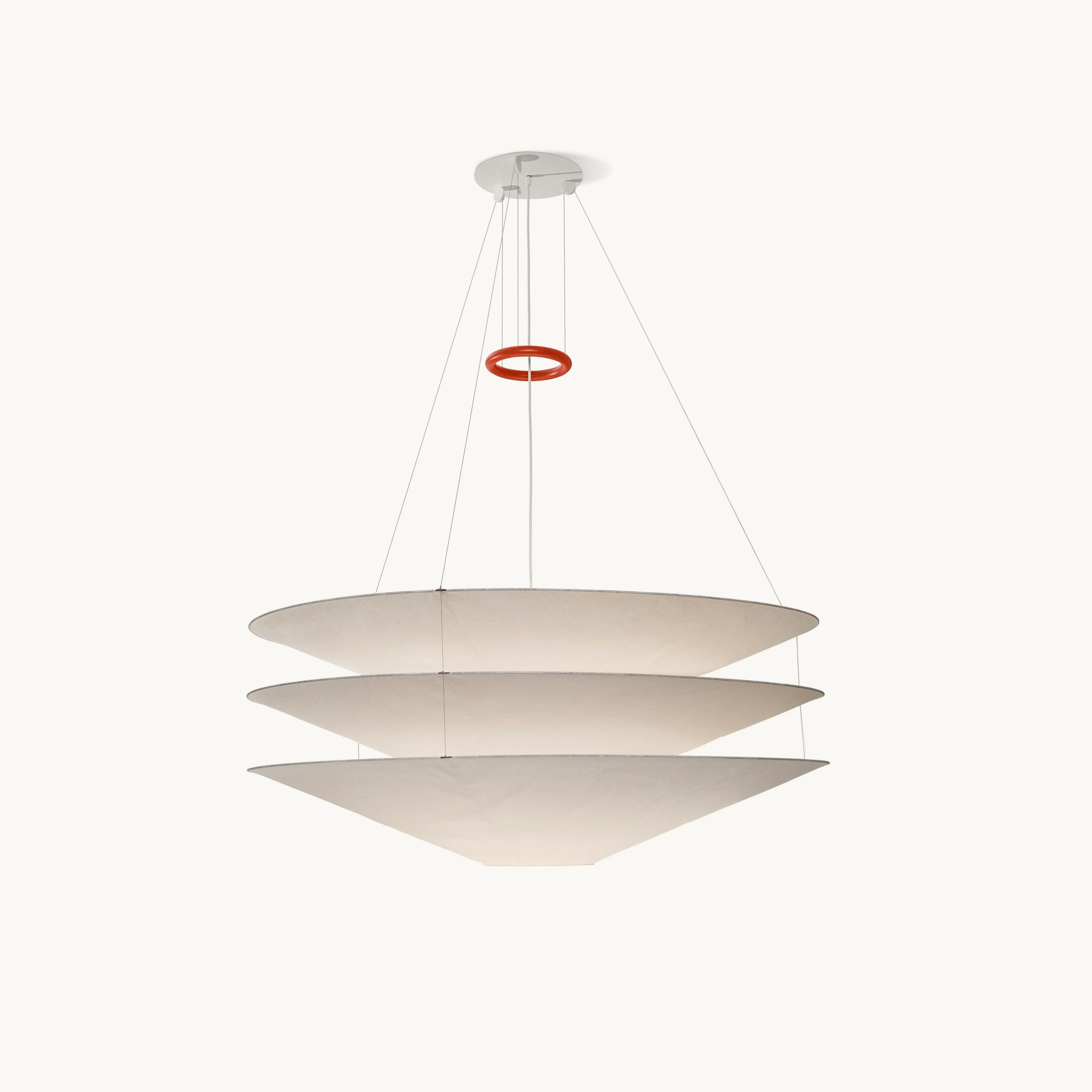 Modern Floating Pendant Lamp - Adjustable Hanging Light Fixture for Living Room, Bedroom, Dining Room - Perfect for Home Decor, Indoor Lighting, and Creating Ambient Atmosphere
