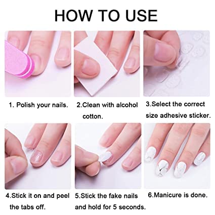 Professional 3-Pack Nail Glue for Artificial Nails - Waterproof Nail Adhesive for Acrylic Nails, Nail Art & Fake Nail Extensions - Strong Bonding for Salon & Home Manicures (Multi)