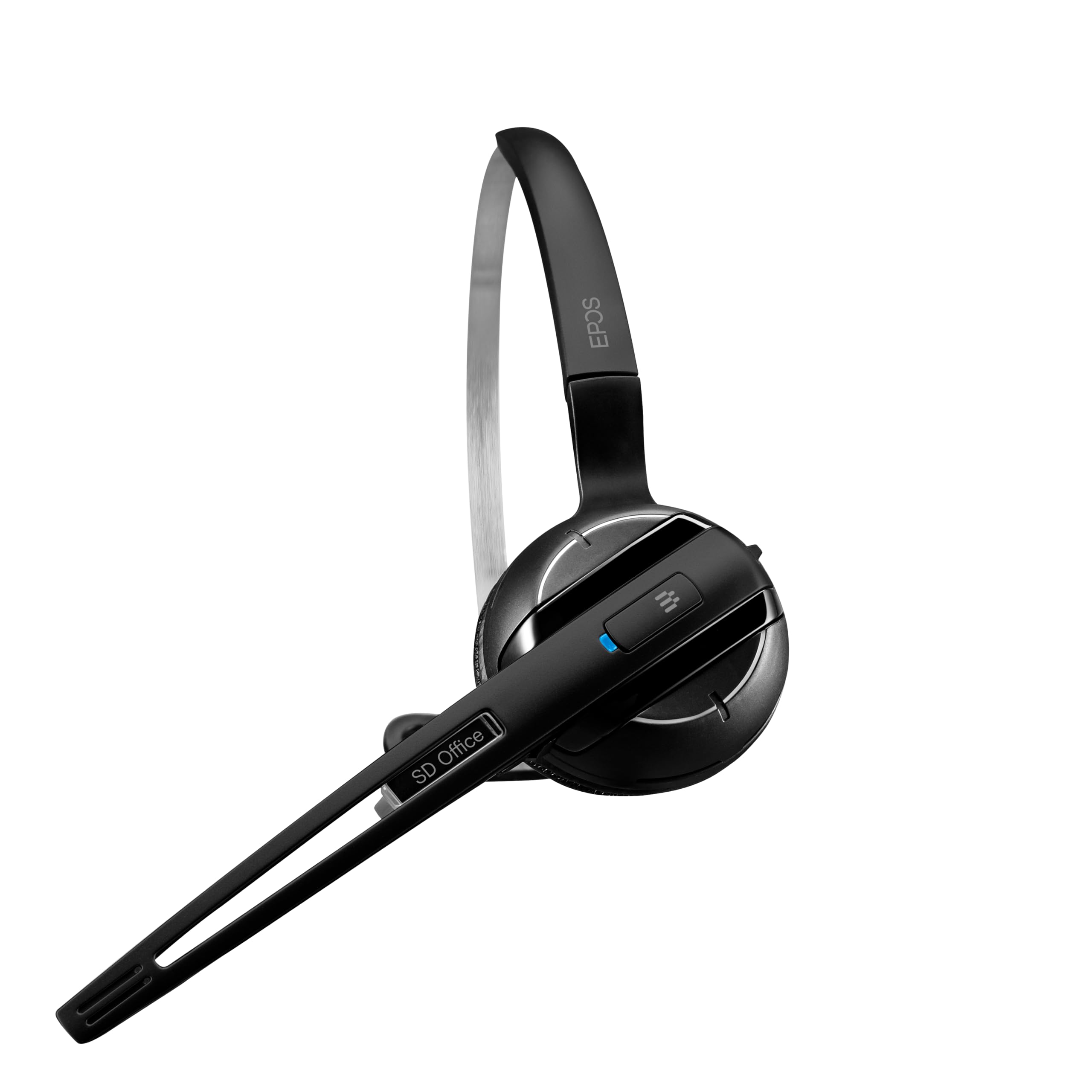Sennheiser SD Office ML (506009) Wireless Headset - Single-Sided DECT Headset with Noise-Cancelling Mic for Desk Phone & Skype for Business, Adjustable Wearing Styles (Black) - Perfect for Office, Call Centers & Remote Work