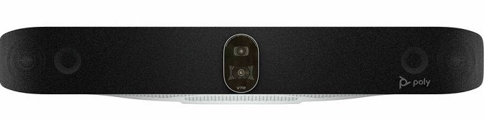 HP Poly Studio V72 Premium USB Video Bar - 4K Ultra HD Webcam with NoiseBlock AI & Stereo Audio for Large Conference Rooms | Perfect for Video Conferencing, Webinars & Remote Team Collaboration