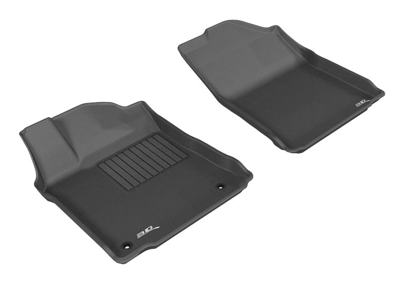 3D MAXpider Custom Fit All-Weather Floor Mats for 2013-2018 Toyota Avalon Kagu (1st Row) - Black Car Mats for Ultimate Protection & Style | Perfect for Daily Commute, Road Trips & Family Use
