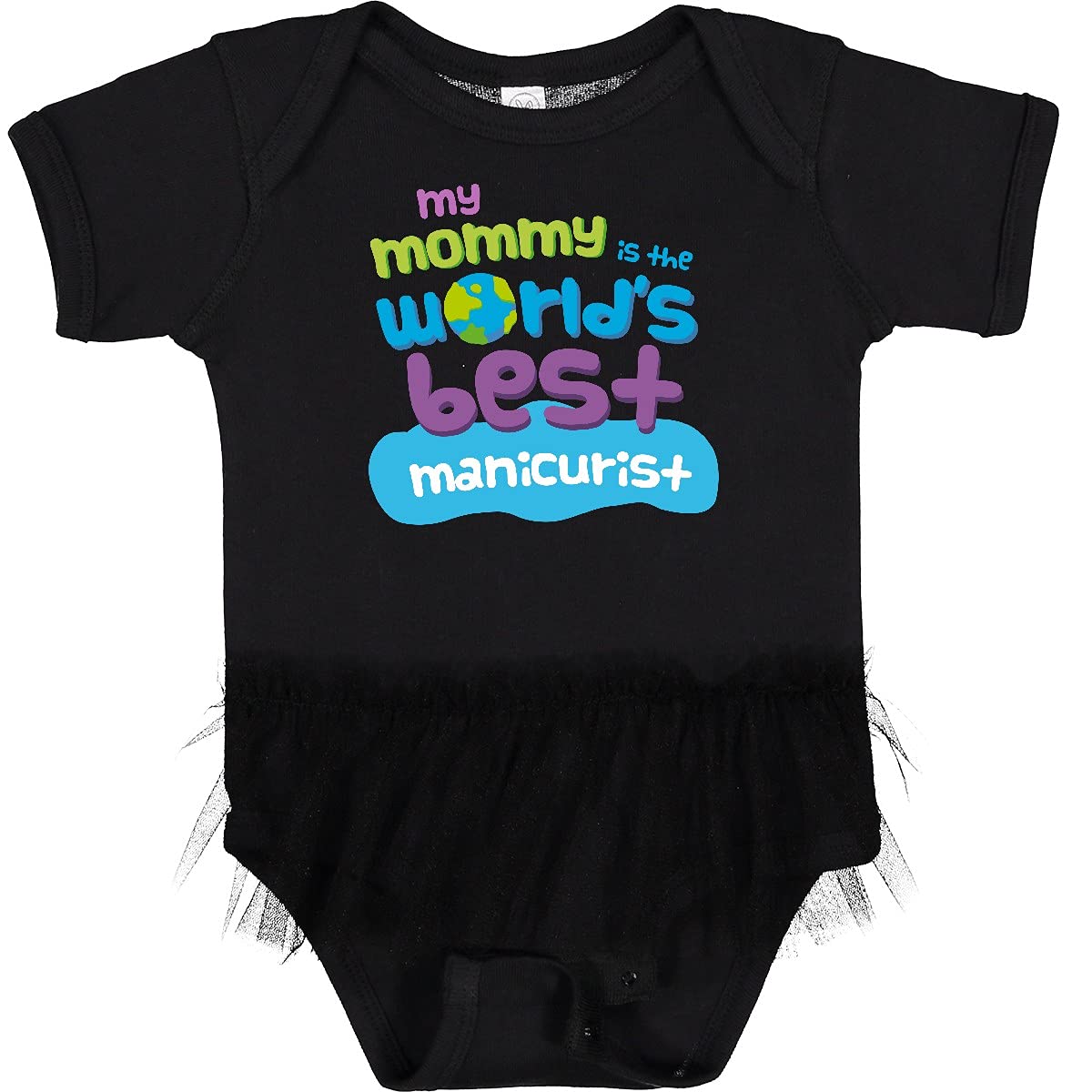 Inktastic Manicurist Mom Nail Artist Infant Tutu Bodysuit - Cute Baby Outfit for Special Occasions, Photoshoots & Family Gatherings