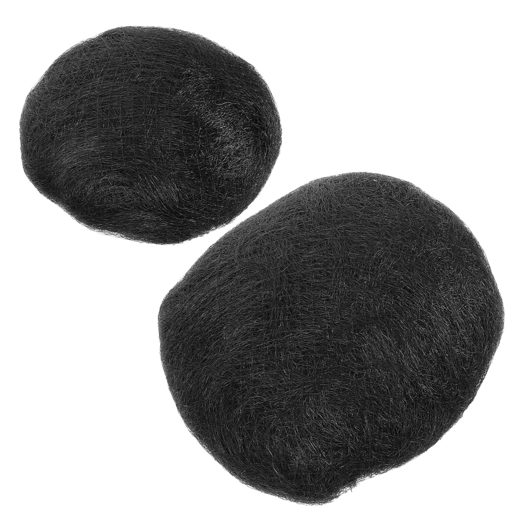 FRCOLOR 2 Pack Hair Bun Extensions for Women & Girls - Soft & Natural Hair Padding for Updos, Chignons & Ponytails - Perfect for Weddings, Parties & Everyday Hairstyles