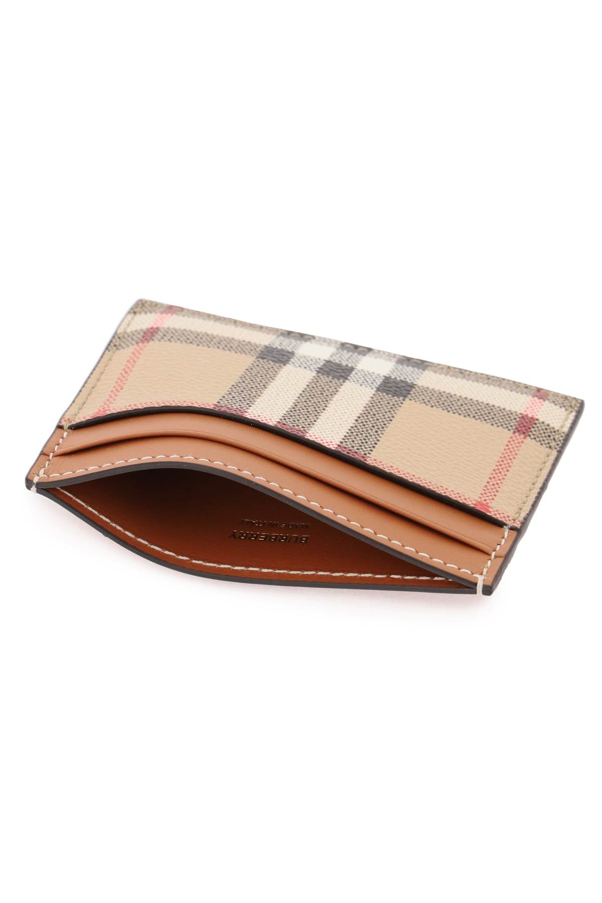 Burberry Tartan Pattern Card Holder - Slim RFID Blocking Wallet for Men & Women | Perfect for Travel, Business & Everyday Use