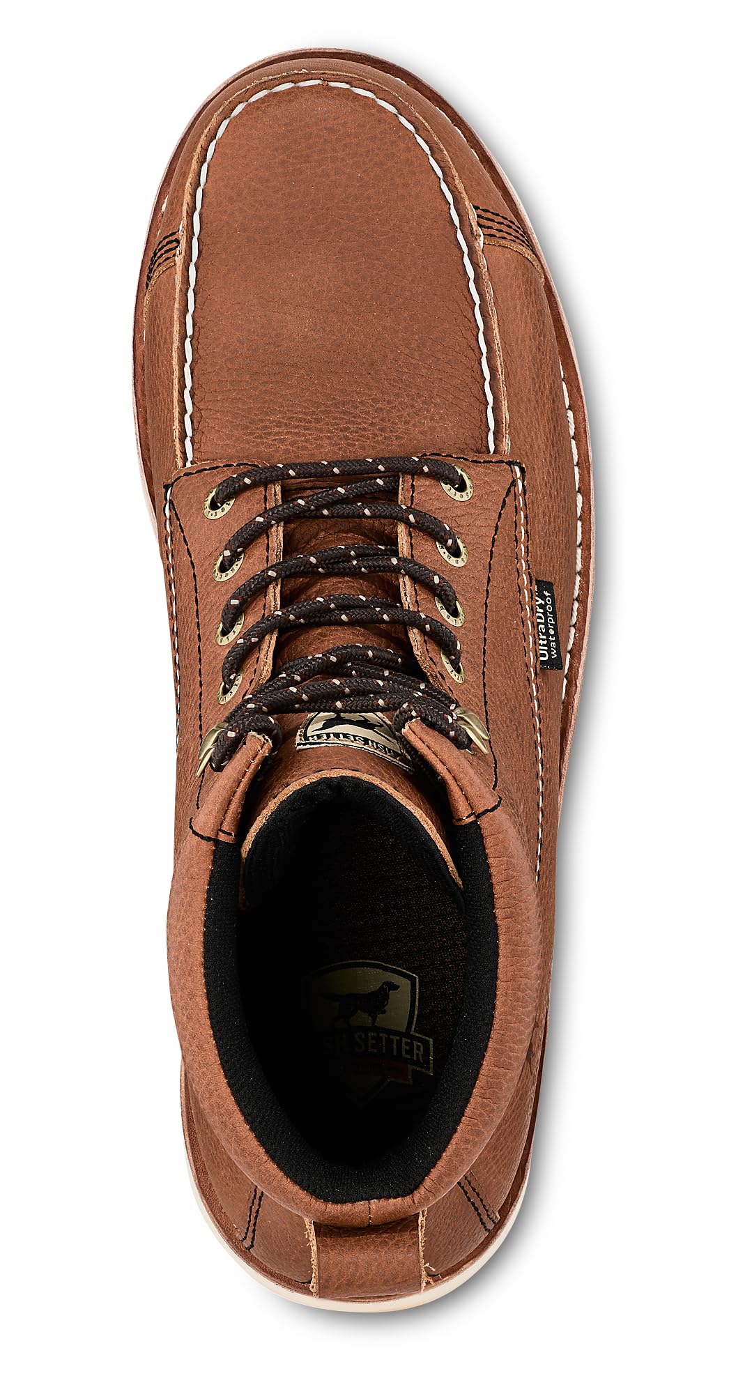Irish Setter Wingshooter ST Men's 6 Inch Waterproof Work Boots with Non-Metallic Safety Toe - Durable Hunting & Outdoor Work Footwear for Harsh Conditions