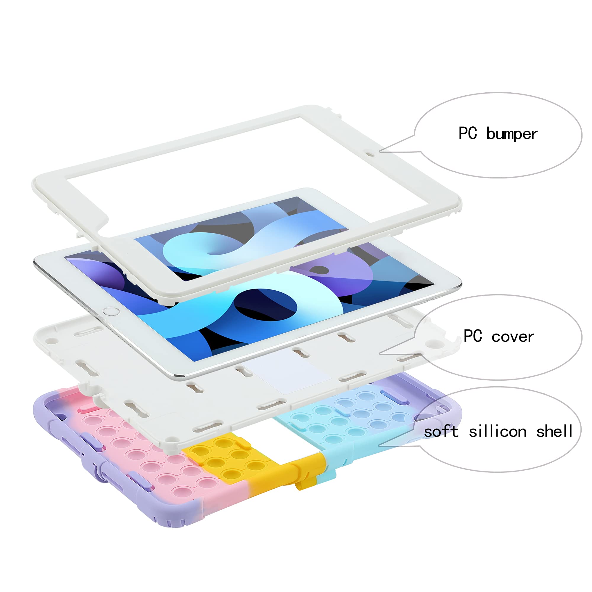 Shockproof iPad Case for iPad 6th/5th Gen 9.7