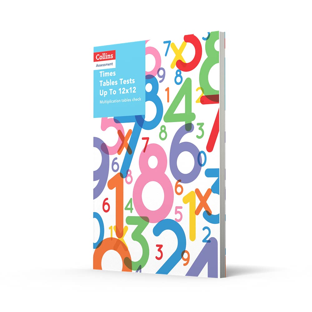 Times Tables Tests Up To 12x12: Collins Assessment Multiplication Practice for Kids | Perfect for Homeschooling & Classroom Learning