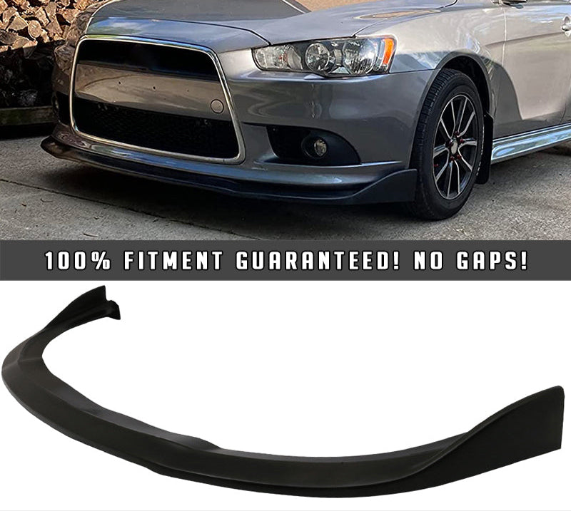 CS Style Front Lip for 2009-2015 Mitsubishi Lancer Ralliart & 2012-2015 Lancer GT/GTS - Aggressive Aero Upgrade for Street Racing & Car Shows