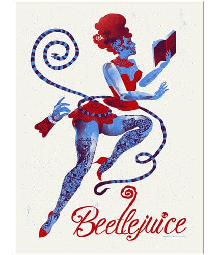 Beetlejuice Movie Poster - Unique Vintage Wall Art for Kids' Room Decor & Movie Themed Bedroom - Perfect Gift for Fans & Collectors