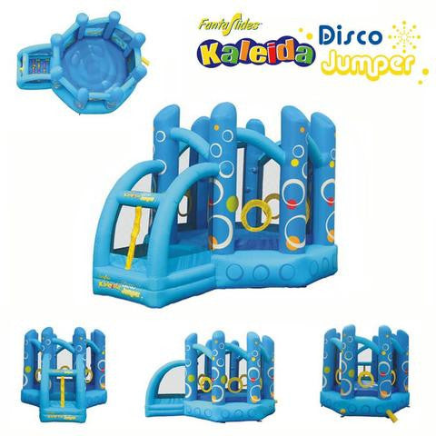 KidWise Kaleida Disco Jumper with Ball Pit - Interactive Indoor Play Equipment for Toddlers & Kids - Perfect for Birthday Parties, Playrooms & Sensory Play Activities
