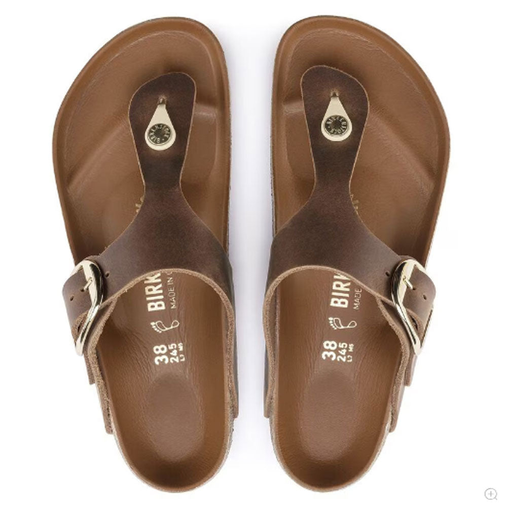 Gizeh Big Buckle Sandal - Comfortable Leather Slide Sandals for Women | Perfect for Beach, Vacation & Summer Outfits