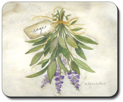 Premium Sage Green Art Plates Mouse Pad - Non-Slip Gaming & Office Desk Mat for Computers, Laptops - Perfect for Artists, Gamers & Workstations