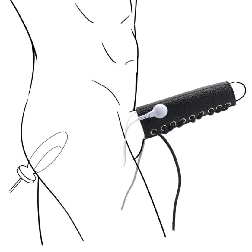 Electro Sex E-Stim Butt Plug & Penis Sleeve for BDSM - Bondage Masters Pleasure Toy for Men & Women - Perfect for Couples Play, Solo Exploration & Sensory Stimulation