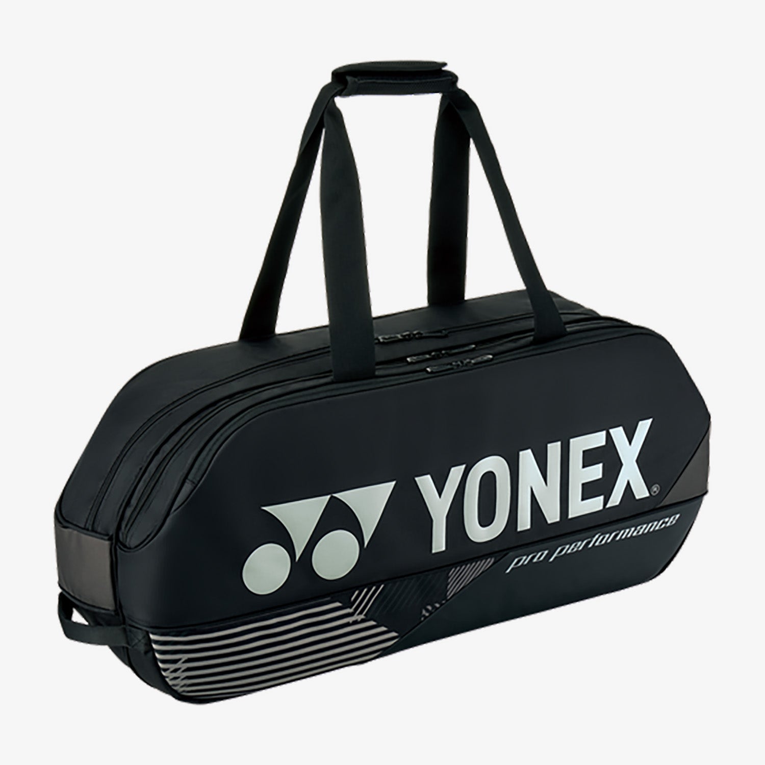 Yonex BAG92431WBK Pro Tournament Badminton Tennis Racket Bag 6-Pack (Black) - Perfect for Badminton & Tennis Players, Coaches, and Sports Enthusiasts