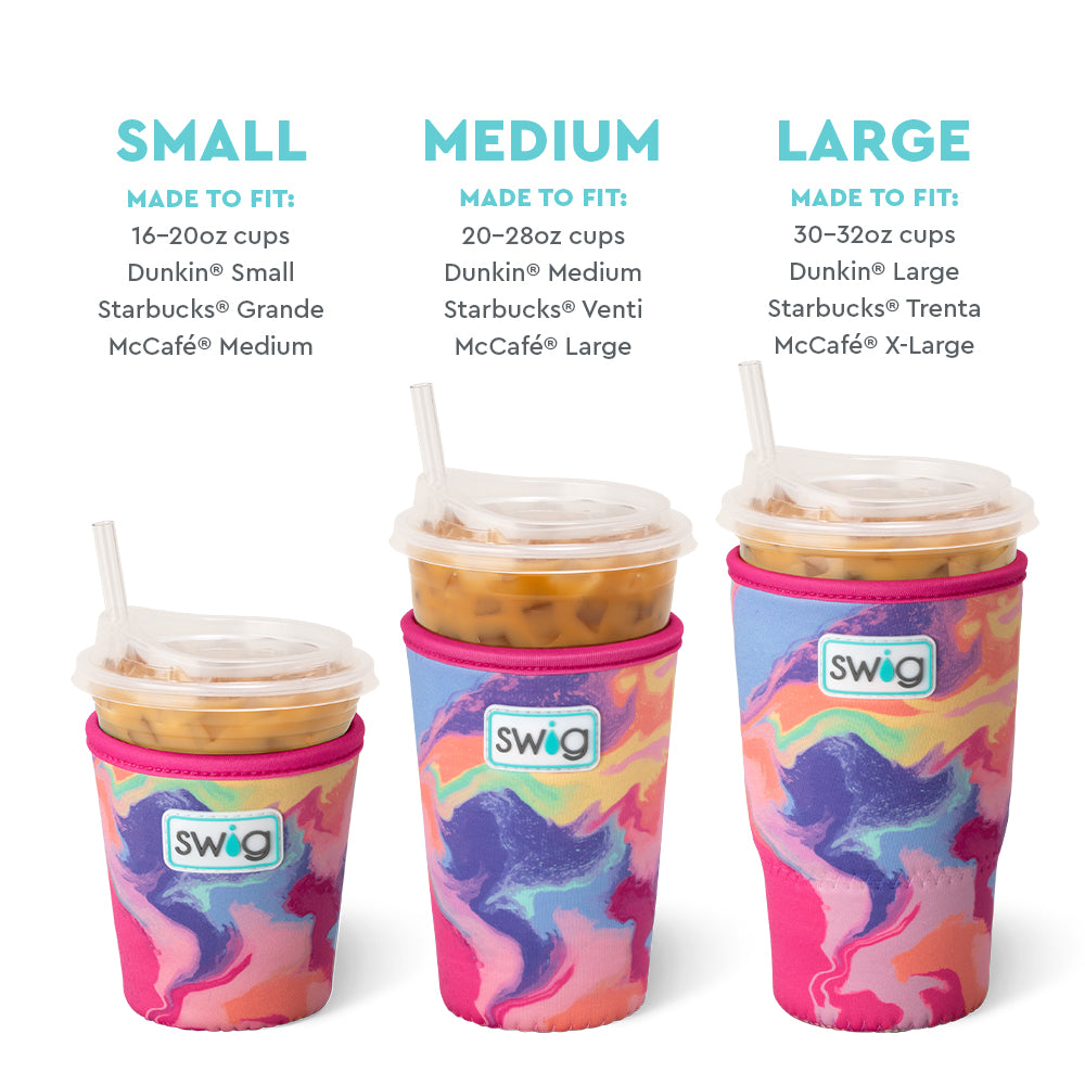 Candy Crush Medium Iced Cup Coolie - Insulated Beverage Sleeve for Coffee, Tea & Cold Drinks | Perfect for Office, Travel & Outdoor Activities