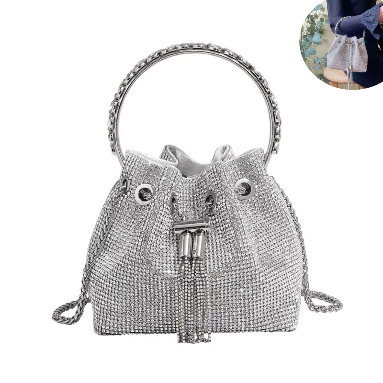Sparkling Rhinestone Crossbody Bag for Women - Elegant Evening Purse for Wedding, Prom, Party & Club - BBTT.ful Handbag | Perfect for Special Occasions & Night Out