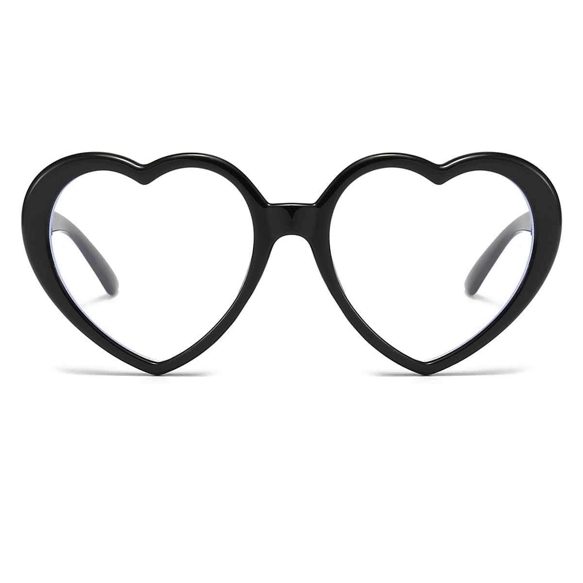 JOVAKIT Blue Light Blocking Glasses for Women - Vintage Red Heart Frame Computer Eyeglasses to Prevent Eye Strain & Headaches | Perfect for Office Work, Gaming & Screen Time
