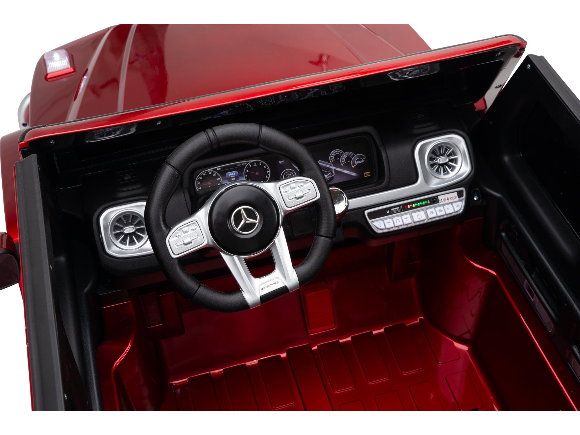 24V 2 Seater Mercedes Benz G63 Kids Electric Ride On Car with Remote Control - Red SUV Toy for Boys & Girls | Perfect for Birthday Gifts, Outdoor Play & Backyard Fun
