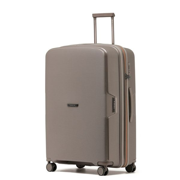 Tosca TCA510 Bel Air 29in Large Spinner Hardshell Suitcase - Champagne Gold Luggage for Travel, Business Trips & Vacations | Durable Lightweight Check-In Suitcase with 360° Spinner Wheels