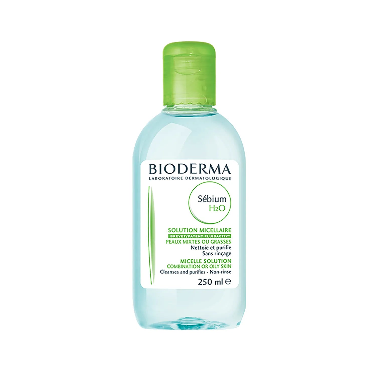 Bioderma Sebium H2O Micellar Water - 250ml | Makeup Remover & Cleanser for Oily & Sensitive Skin | Gentle Face Wash for Daily Skincare Routine