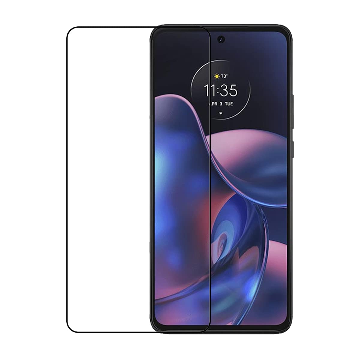 2 Pack Tempered Glass Screen Protector for Motorola Edge 2022 - HD Clear, Anti-Scratch, Bubble-Free, 9H Hardness - Perfect for Everyday Use, Gaming, and Outdoor Activities