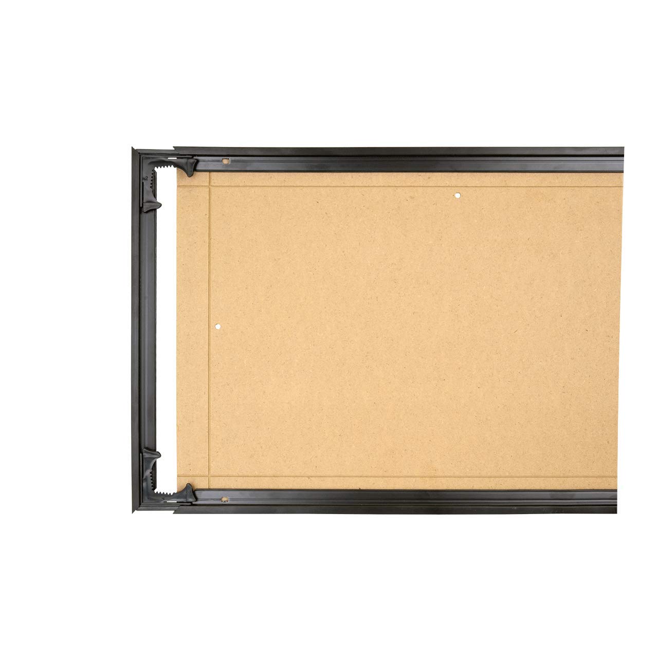 11x17 Black Plastic Picture Frames - Set of 2 - Lightweight & Durable Photo Frames for Wall or Tabletop Display - Perfect for Home, Office, or School Decor
