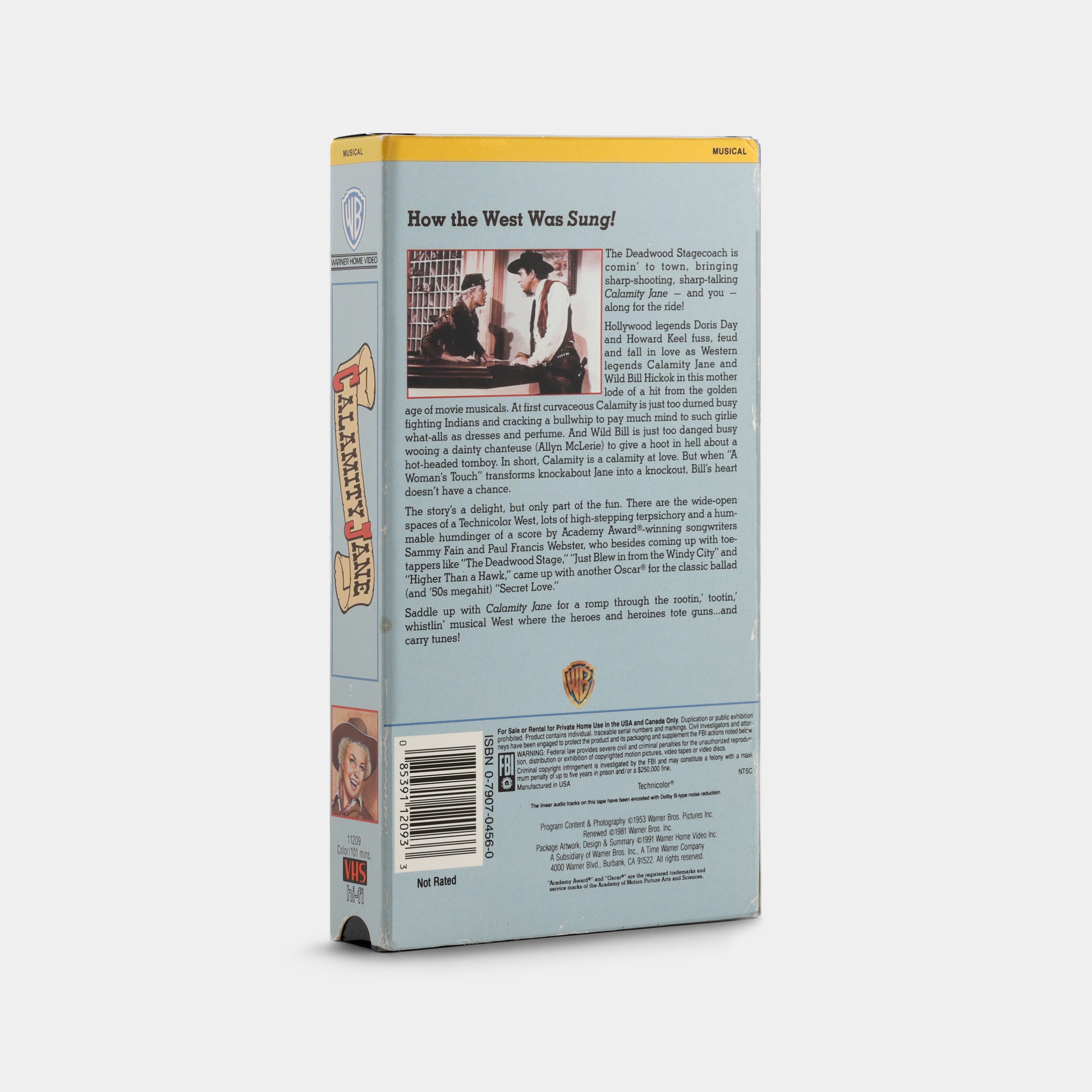 Calamity Jane VHS Tape - Classic Western Movie on Vintage VHS - Perfect for Collectors & Nostalgic Movie Nights