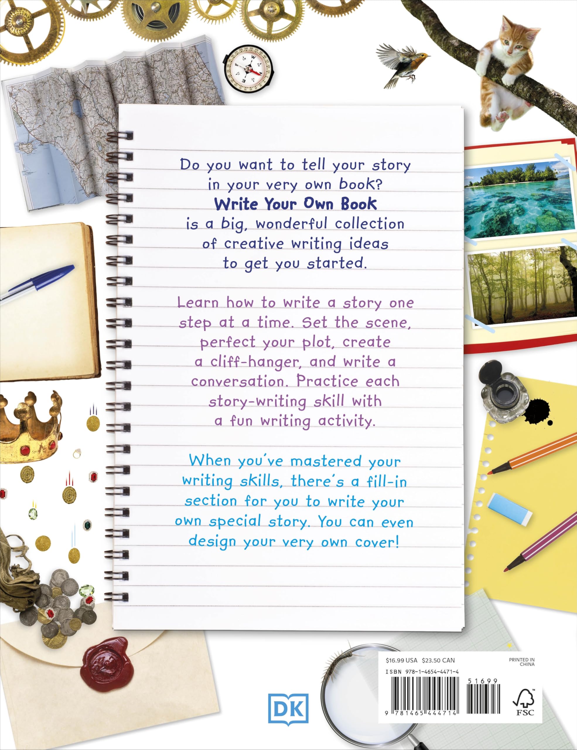 DIY Book Kit - Write & Publish Your Own Book | Hardcover & Paperback Options | Perfect for Aspiring Authors, Students & Creative Writing Projects