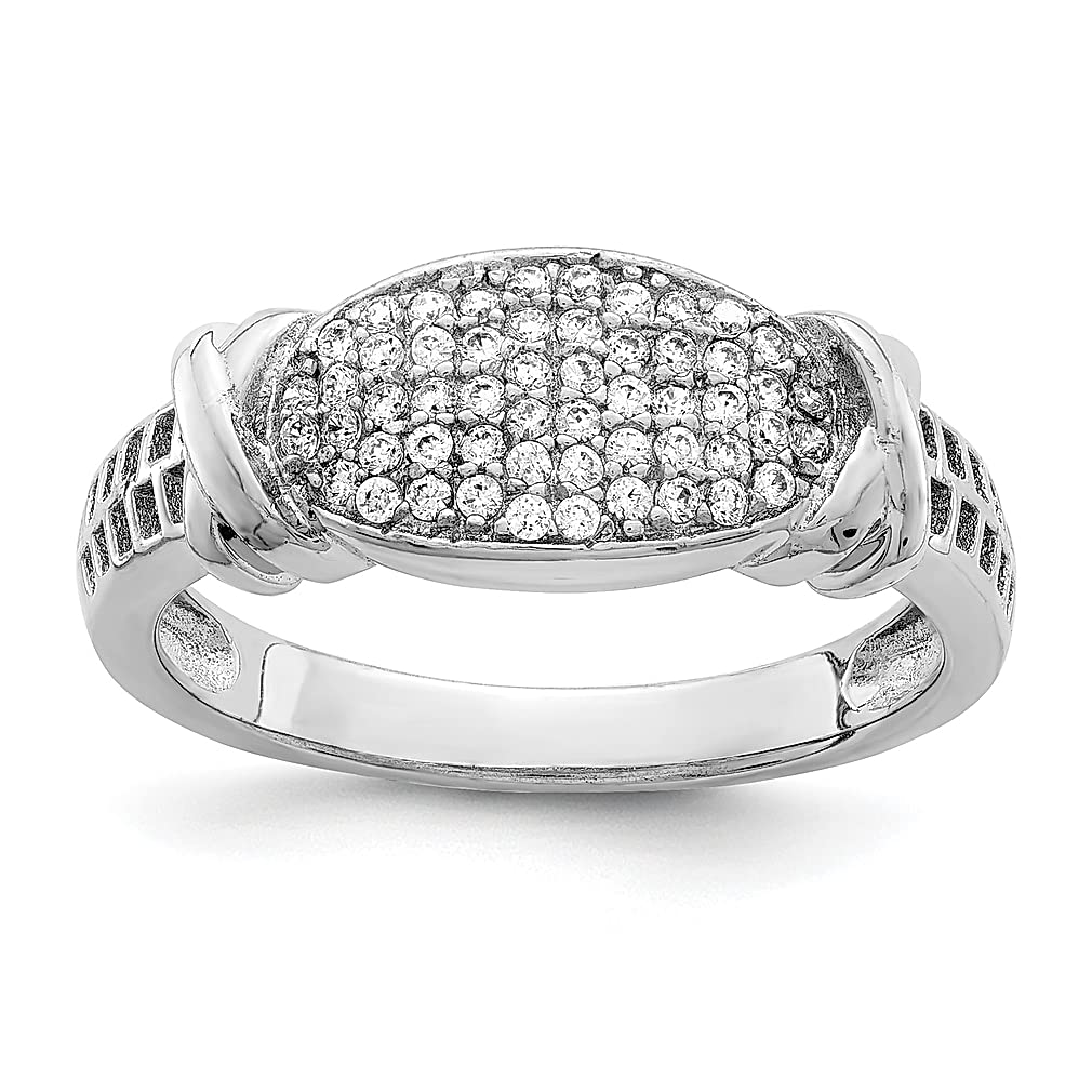 925 Sterling Silver Cubic Zirconia CZ Ring for Women - Elegant Fine Jewelry Gift for Her, Perfect for Anniversaries, Birthdays & Special Occasions