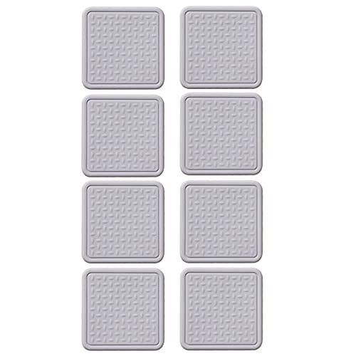 8 Pcs Anti-Slip Silicone Furniture Pads for Hardwood Floors & Carpets - Protect Floors, Reduce Noise & Move Furniture Easily - Ideal for Chairs, Tables, Sofas & Cabinets