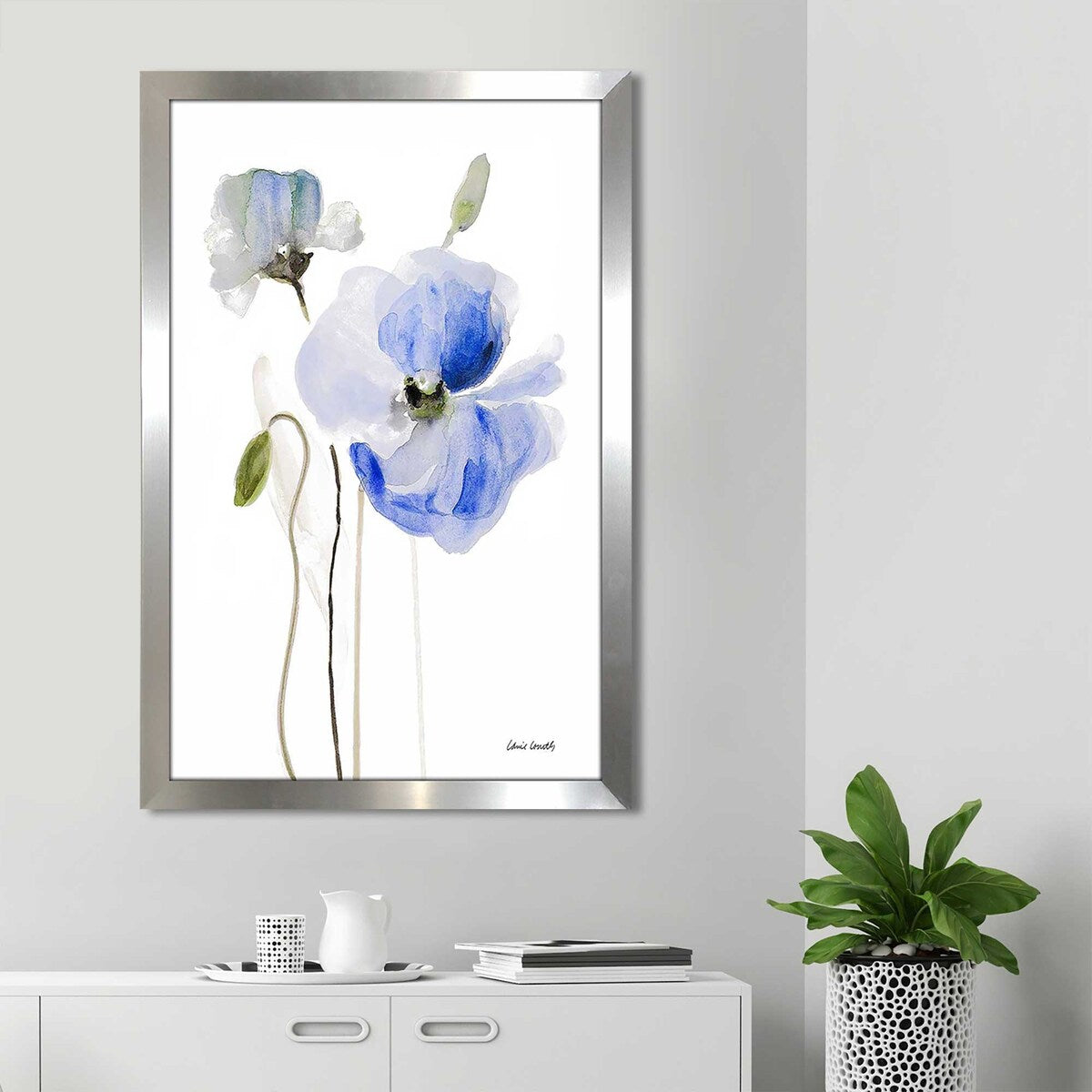 All Poppies I by Lanie Loreth - Premium Acrylic Wall Art Print - Vibrant Floral Home Decor for Living Room, Bedroom & Office