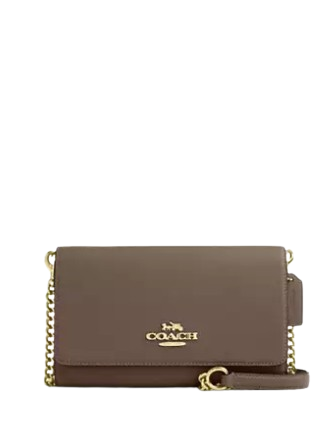 Coach Flap Clutch Crossbody Bag for Women - Stylish Leather Shoulder Purse with Adjustable Strap, Perfect for Date Night, Parties & Everyday Use