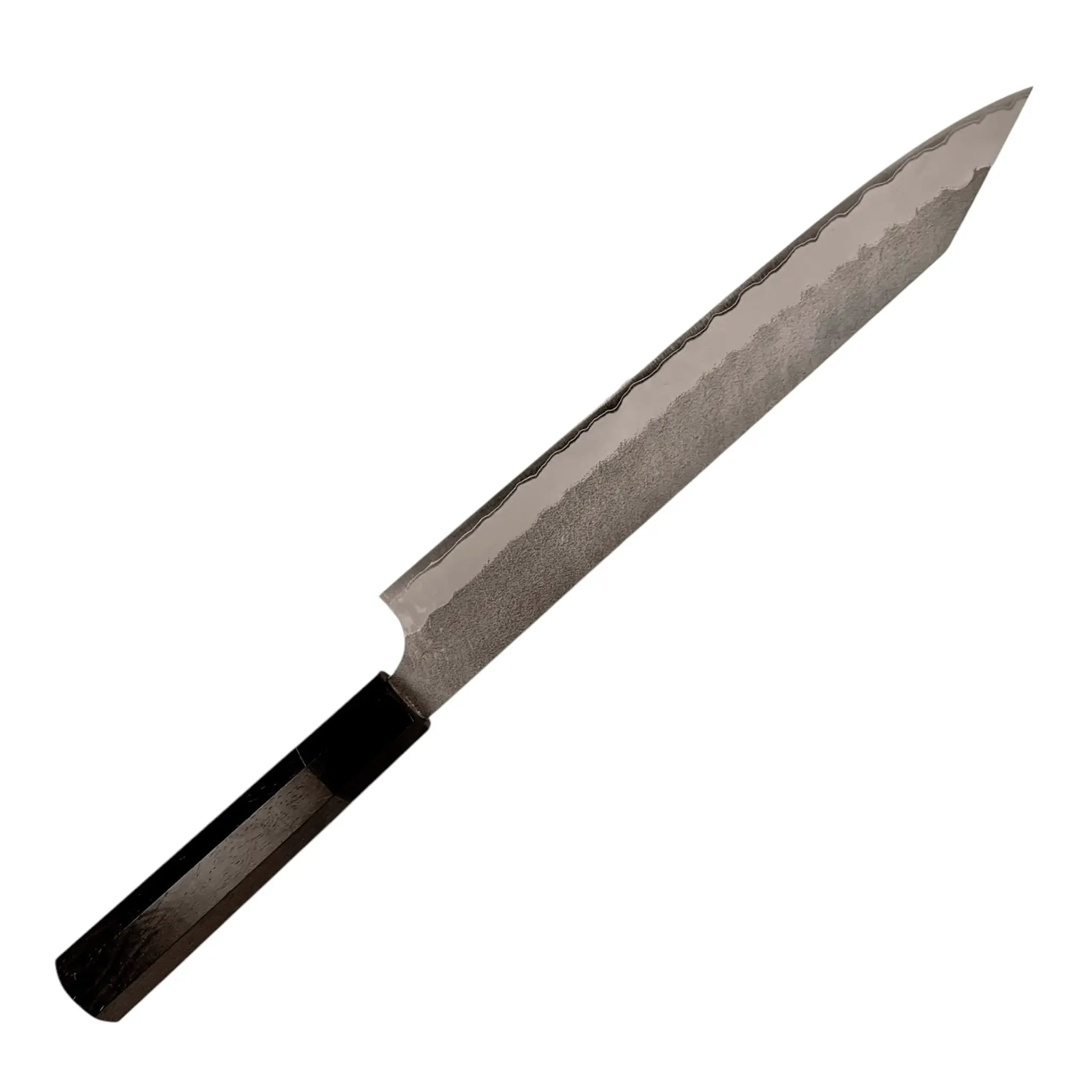 Premium Nigara Aogami Super Kiritsuke Sujihiki Knife 255mm - Japanese Handcrafted Carbon Steel Slicing Knife for Sushi, BBQ & Meat Carving - Perfect for Chefs & Home Cooks