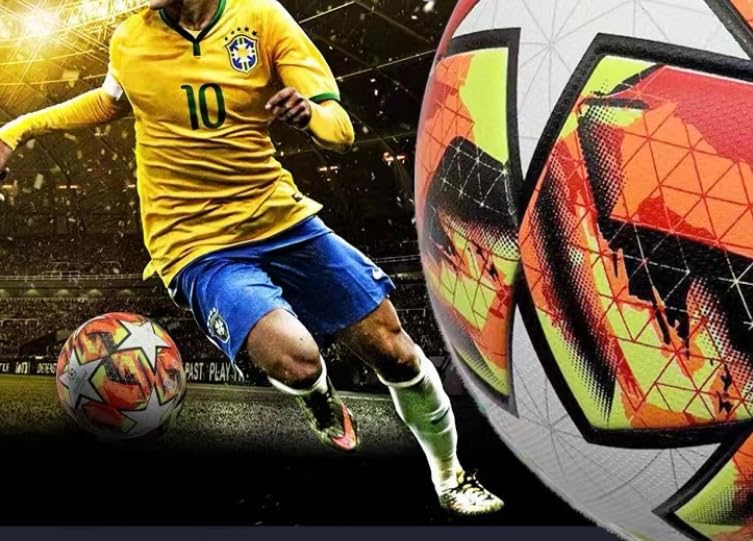 Official UEFA Champions League Soccer Ball No. 5 - Match & Training Football for Adults & Youth - Perfect for Games, Practice & Fan Collectibles