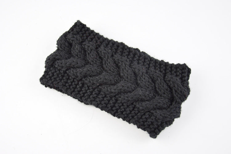 Warm Acrylic Thick Wool Knitted Headband for Women - Winter Fashion Hair Accessories - Perfect for Outdoor Activities & Cold Weather