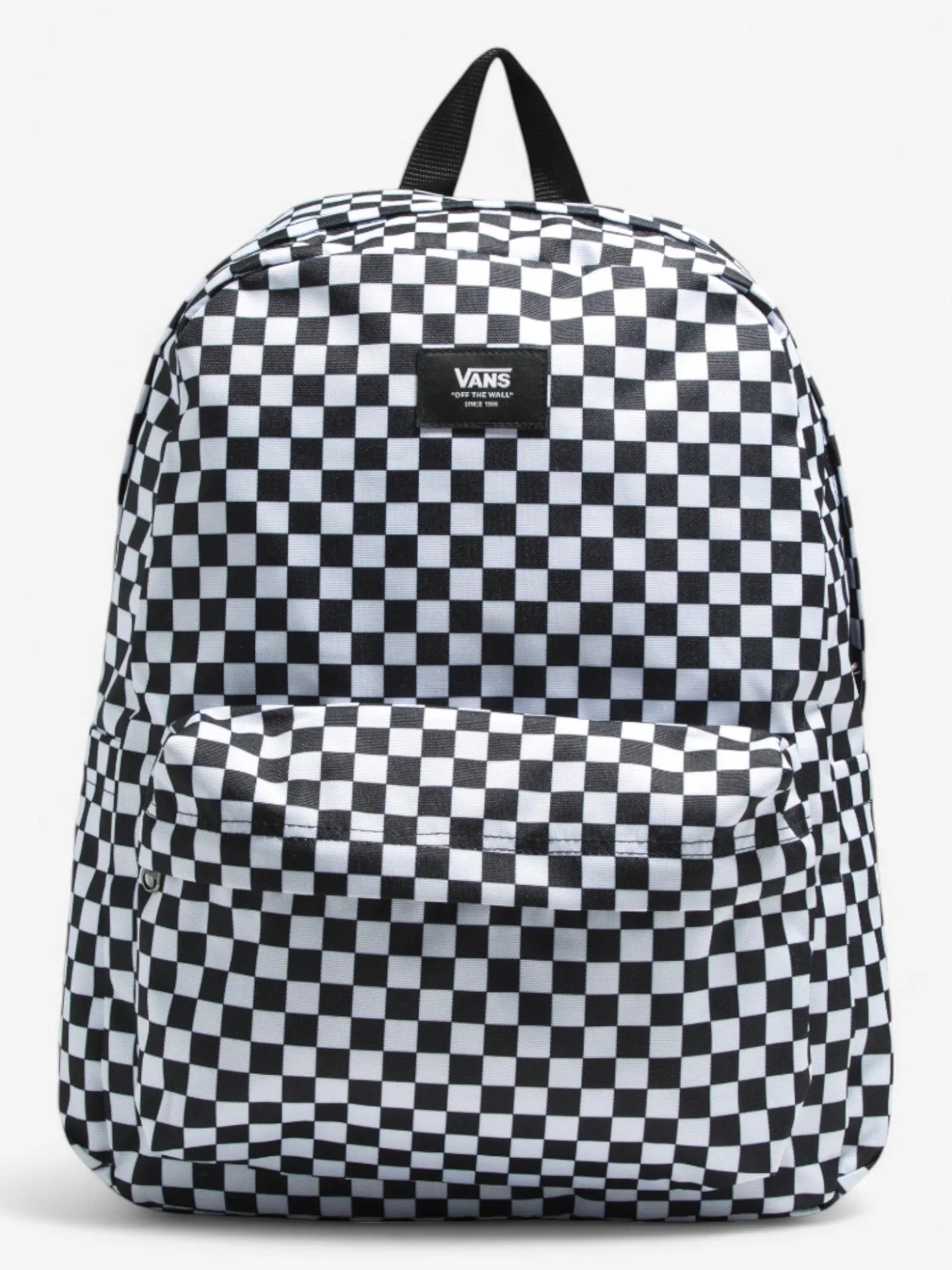 Vans Old Skool Check Backpack - White School Backpack for Men & Women | Stylish Laptop Bag for College, Work & Travel